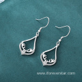 925 Silver Earrings Women Jewelry Drop Fancy Earrings